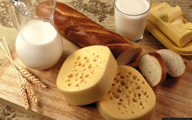 молоко сыр хлеб